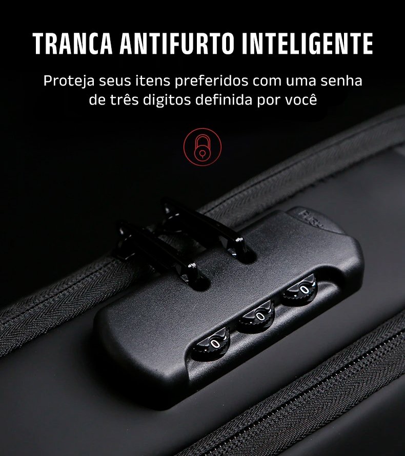 Smart Bag Clube | USB | AntiFurto | A prova d'àgua