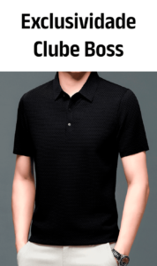 Camisa Polo de Algodão Premium Suíço – Clube Boss