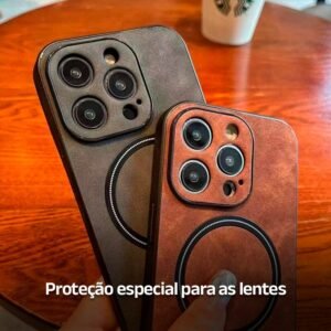 Capinha iPhone em Couro Genuíno Deer Shield - Clube Boss