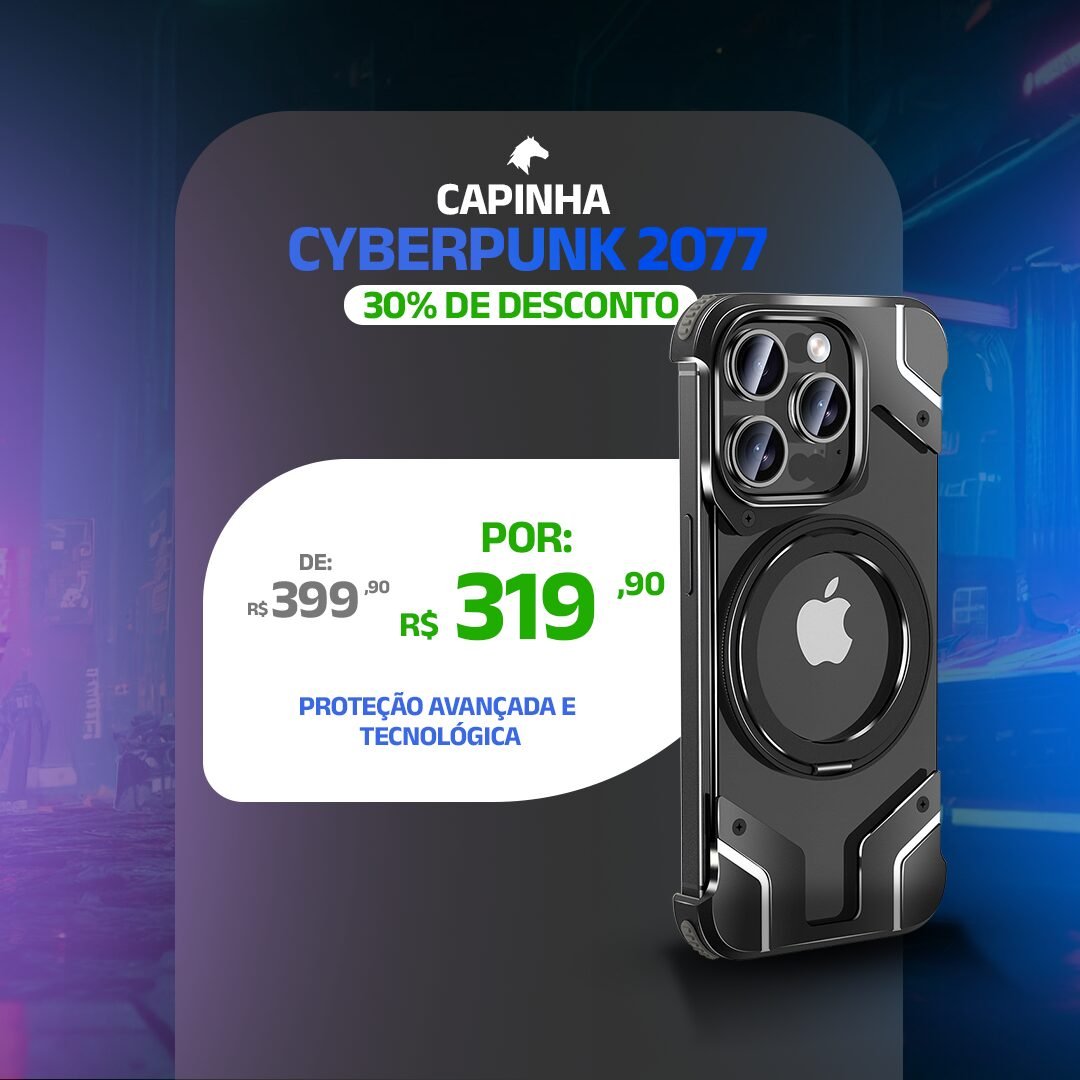 Capinha iPhone Cyberpunk 2077 - Clube Boss