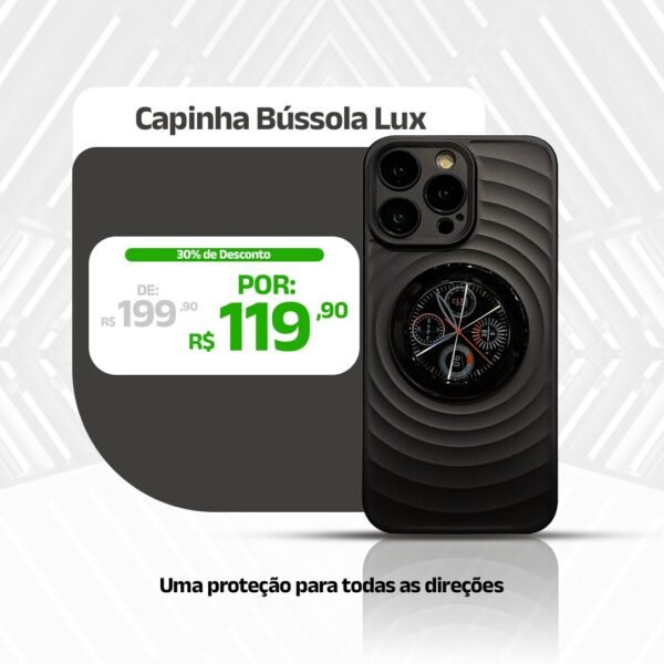 Capinha iPhone Bússola Lux - Clube Boss