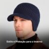 Gorro de Lã Térmica para Inverno - Clube Boss