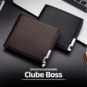 Carteira de Couro Genuíno Boss Prime - Clube Boss