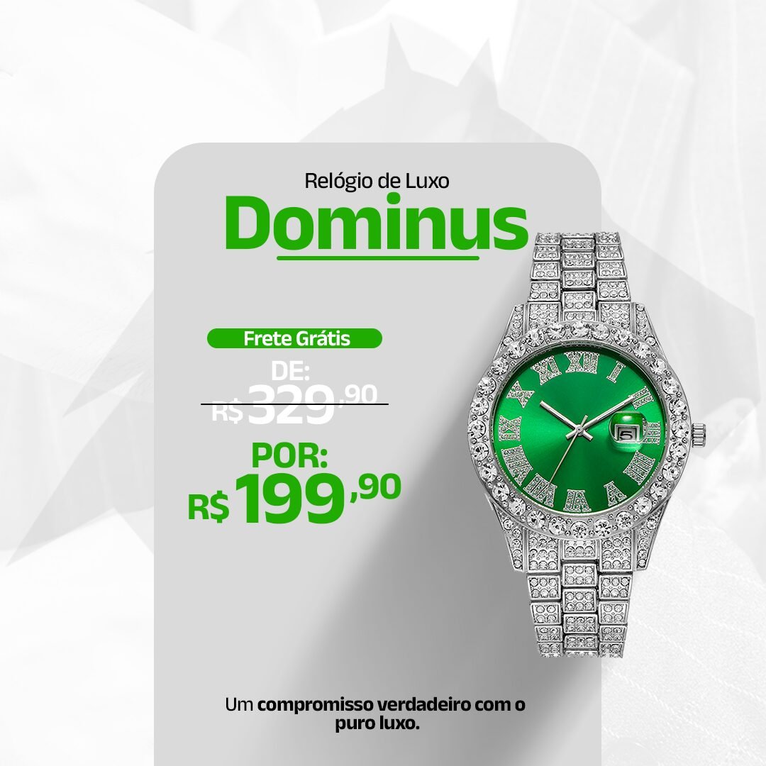 Relógio de Luxo Dominus - Clube Boss