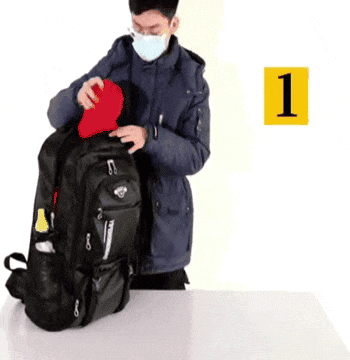 Mochila Expansiva Oxford de Larga Capacidade - Clube Boss