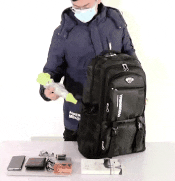 Mochila Expansiva Oxford de Larga Capacidade - Clube Boss