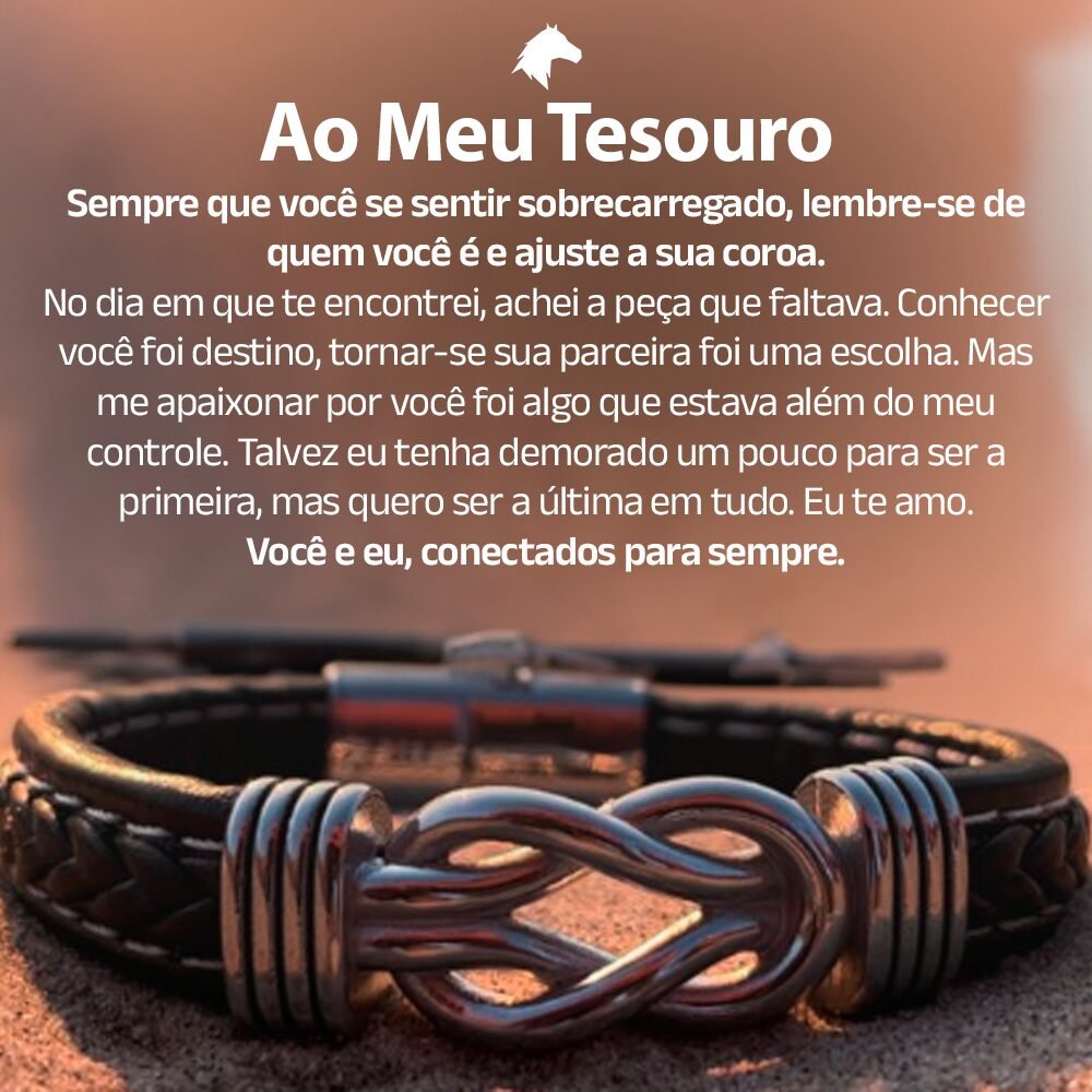 Pulseira de Couro Legítimo Raízes da União (Compre 1 e Leve 2) - Clube Boss