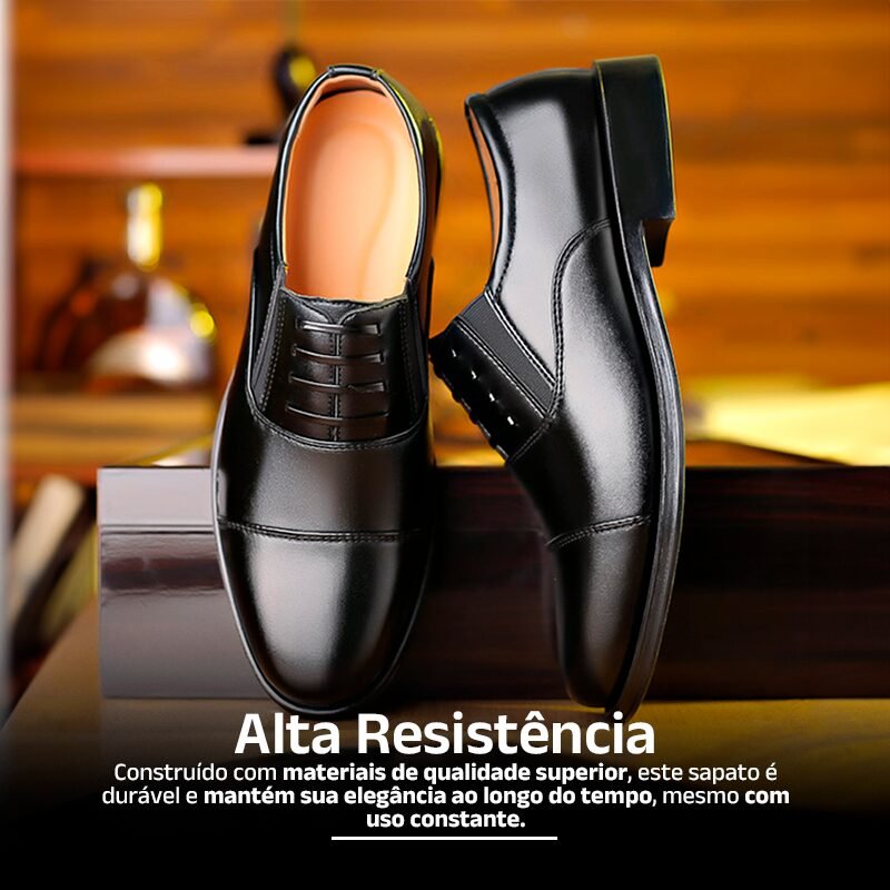 Sapato Social Gentleman's de Couro Legítimo - Clube Boss