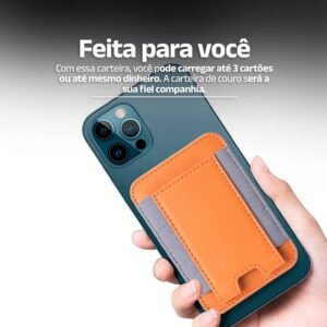 Carteira de Couro para iPhone - Clube Boss