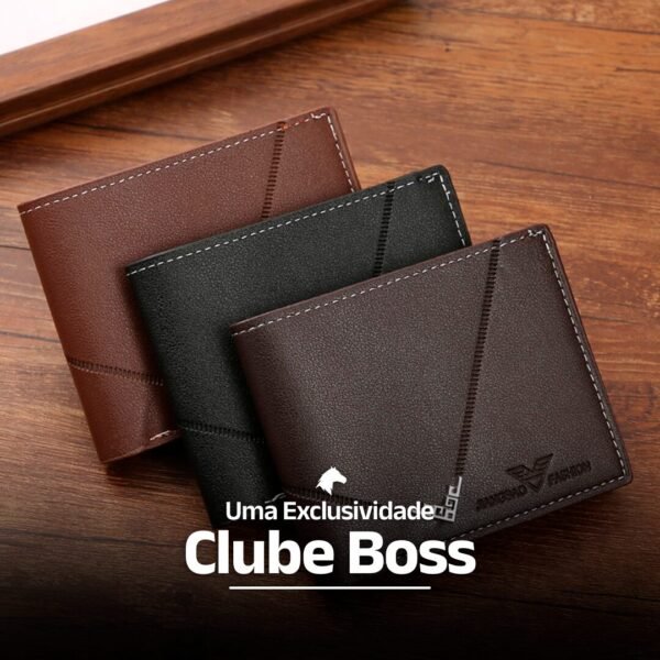 Carteira de Couro Supremo - Clube Boss