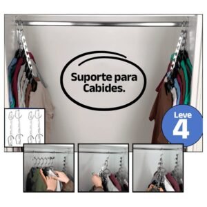 Suporte Multifuncional para Cabides (Compre 1 e Leve 4) - Clube Boss