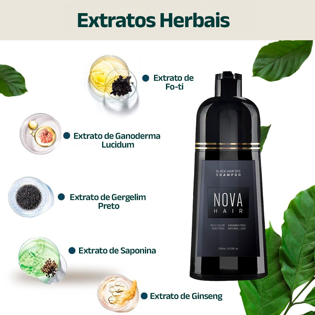 Shampoo Unissex Nova Hair - Clube Boss
