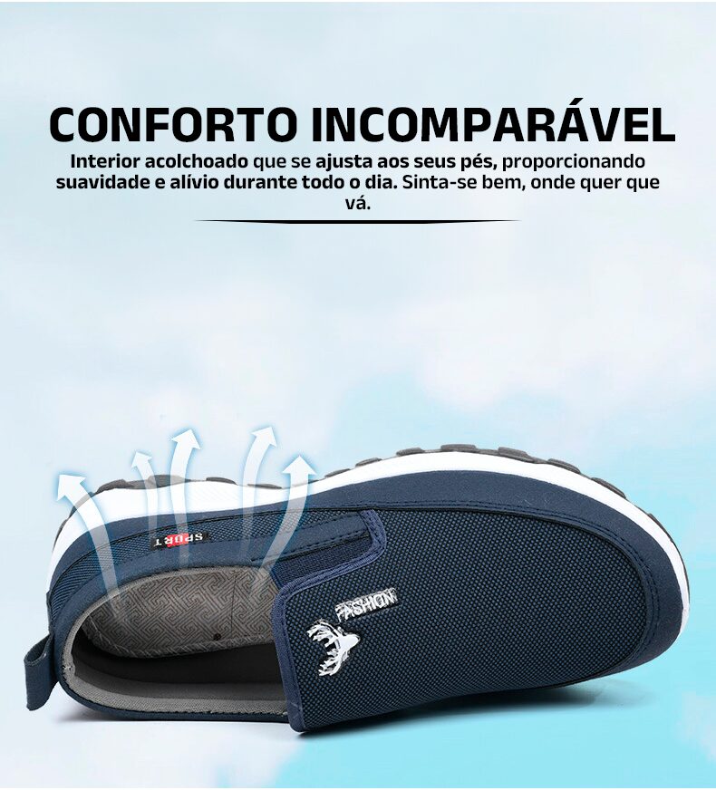 Sapatênis Ortopédico Dream Confort - Clube Boss