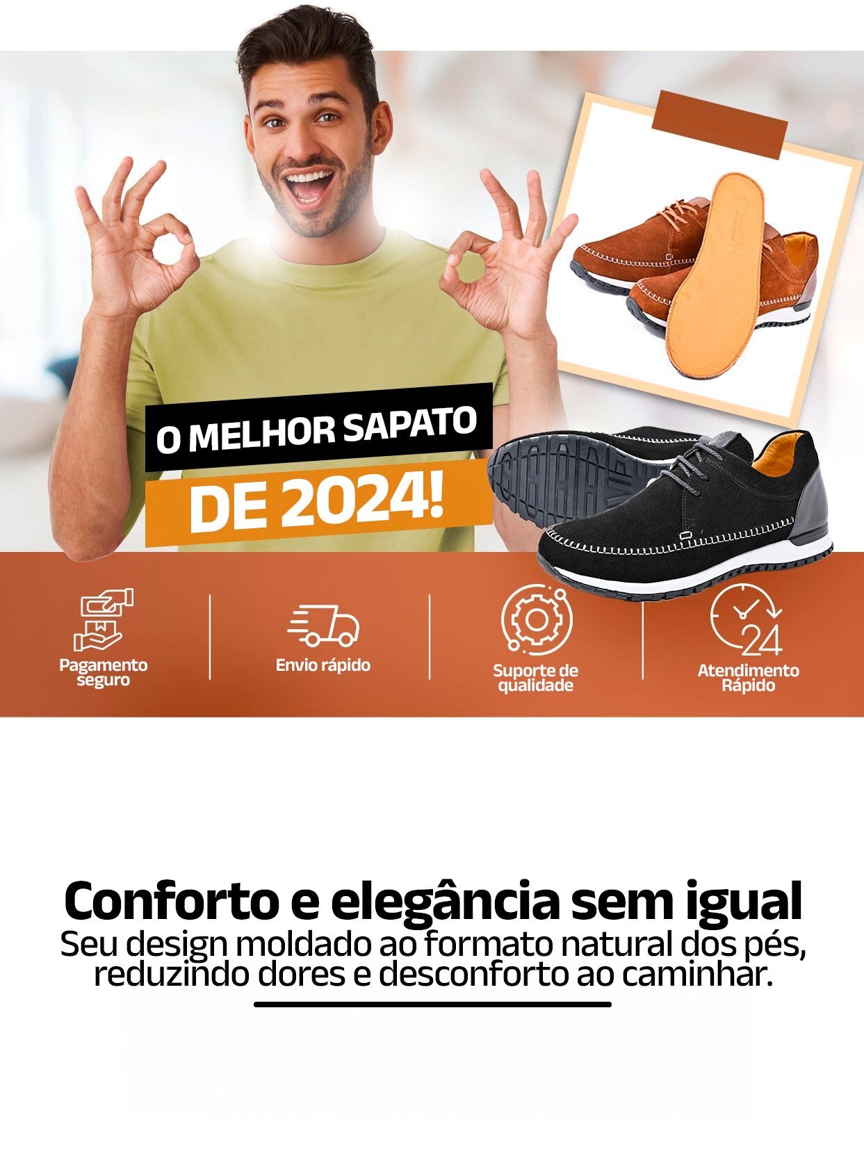 Sapato Mocassins Masculino Tabac Daim - Clube Boss