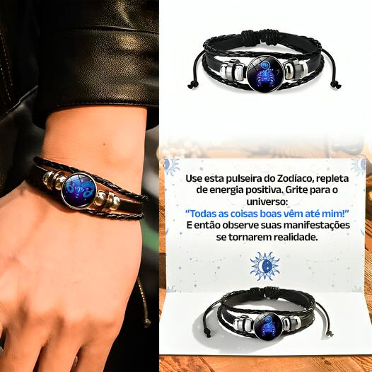 Bracelete Espiritual Signos do Zodiaco - Clube Boss