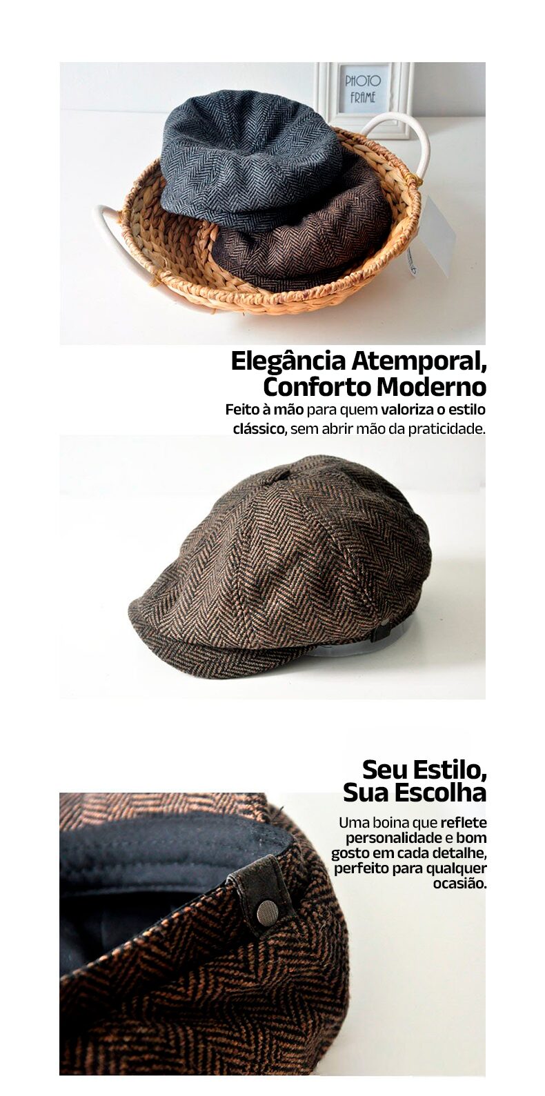 Boina Vintage Basique II - Clube Boss