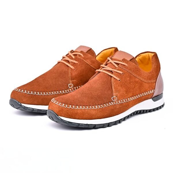 Sapato Mocassins Masculino Tabac Daim - Clube Boss