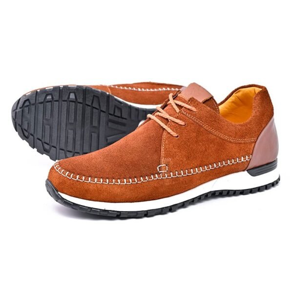 Sapato Mocassins Masculino Tabac Daim - Clube Boss