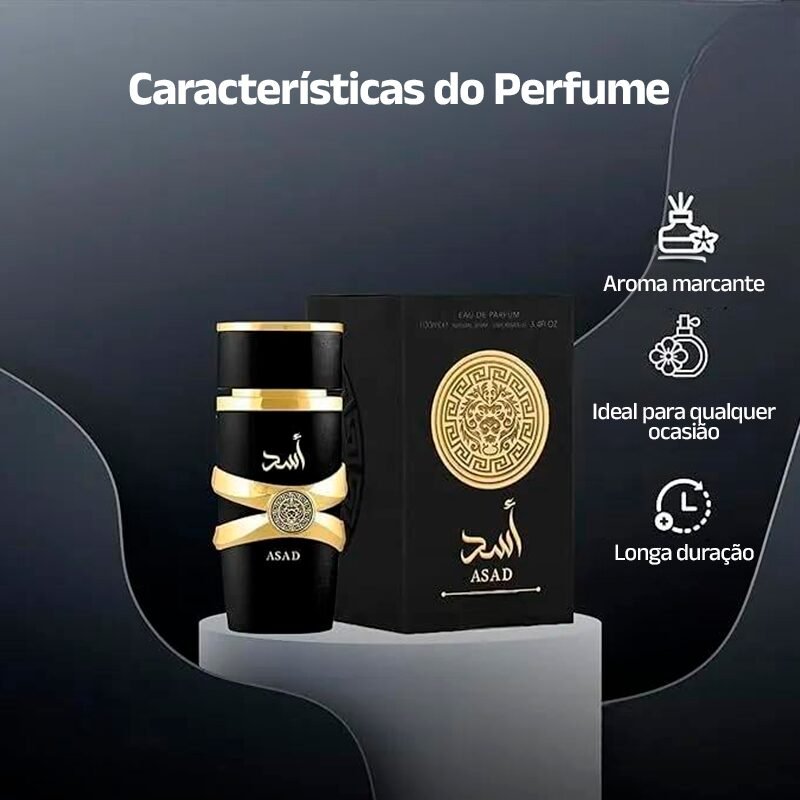 Perfume Masculino Dubai Lattafa Asad - Clube Boss