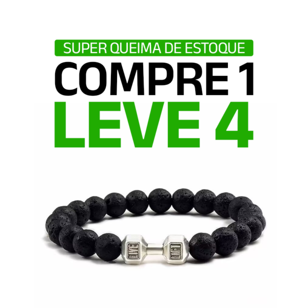 Bracelete Haltere (Compre 1 e Leve 4) - Clube Boss