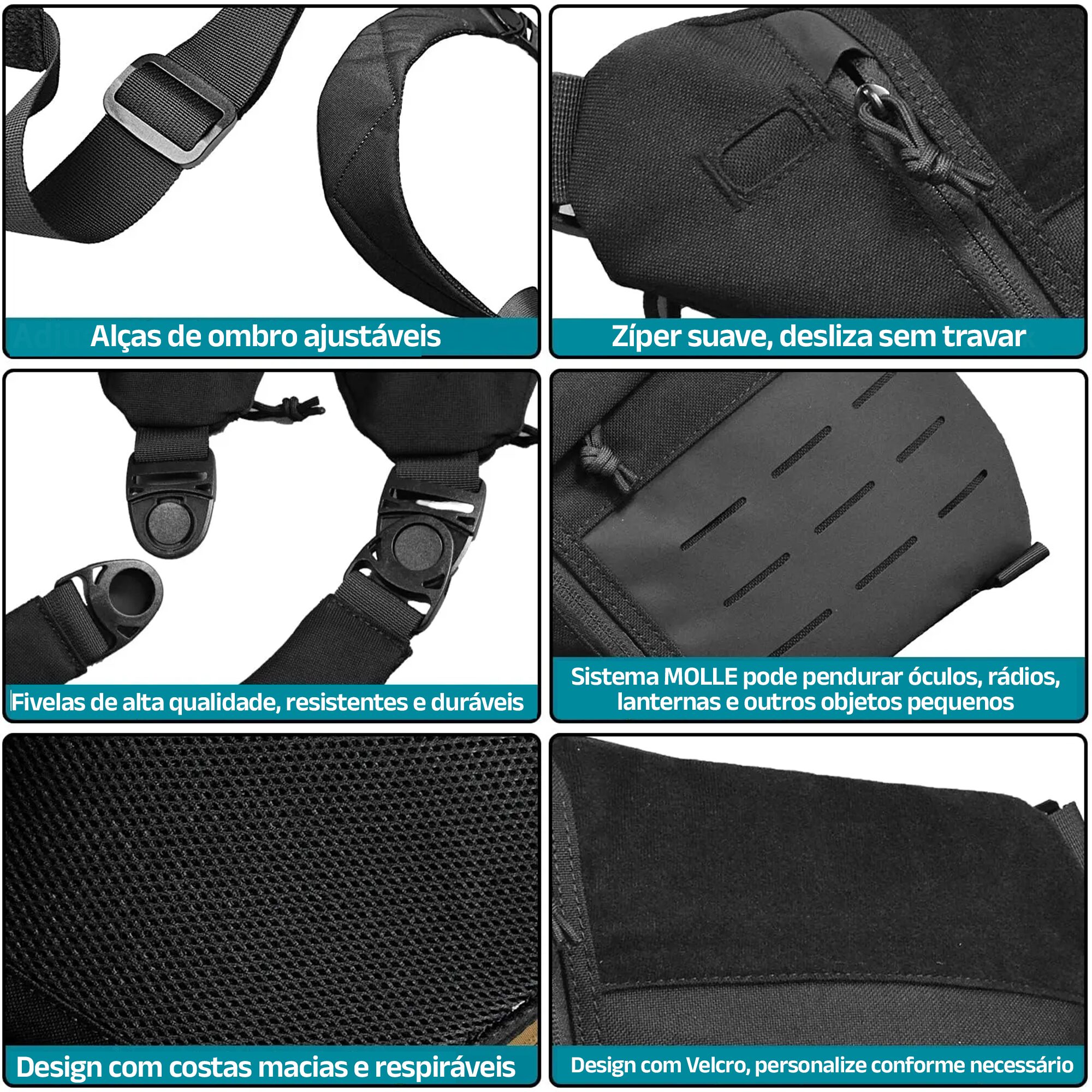 Bag Tática Cargo Prime - Clube Boss