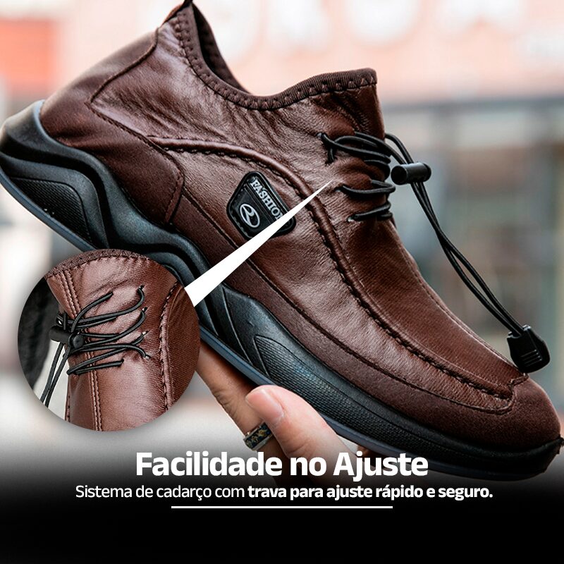 Tênis de Couro Classic Gentleman's - Clube Boss