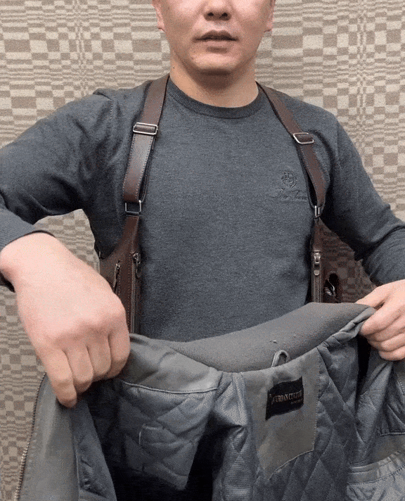 Bag de Couro Legítimo Crossbody Venator - Clube Bos