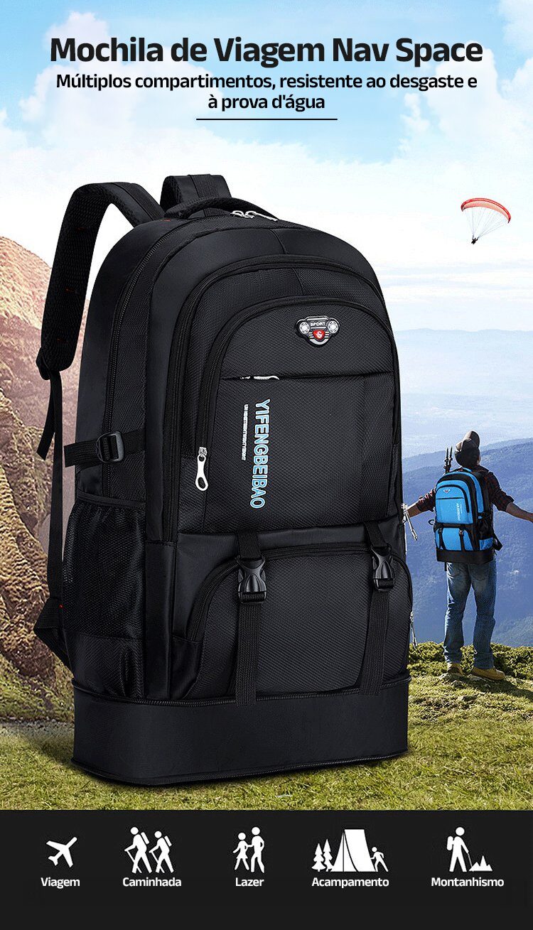 Mochila de Viagem Nav Space - Clube Boss