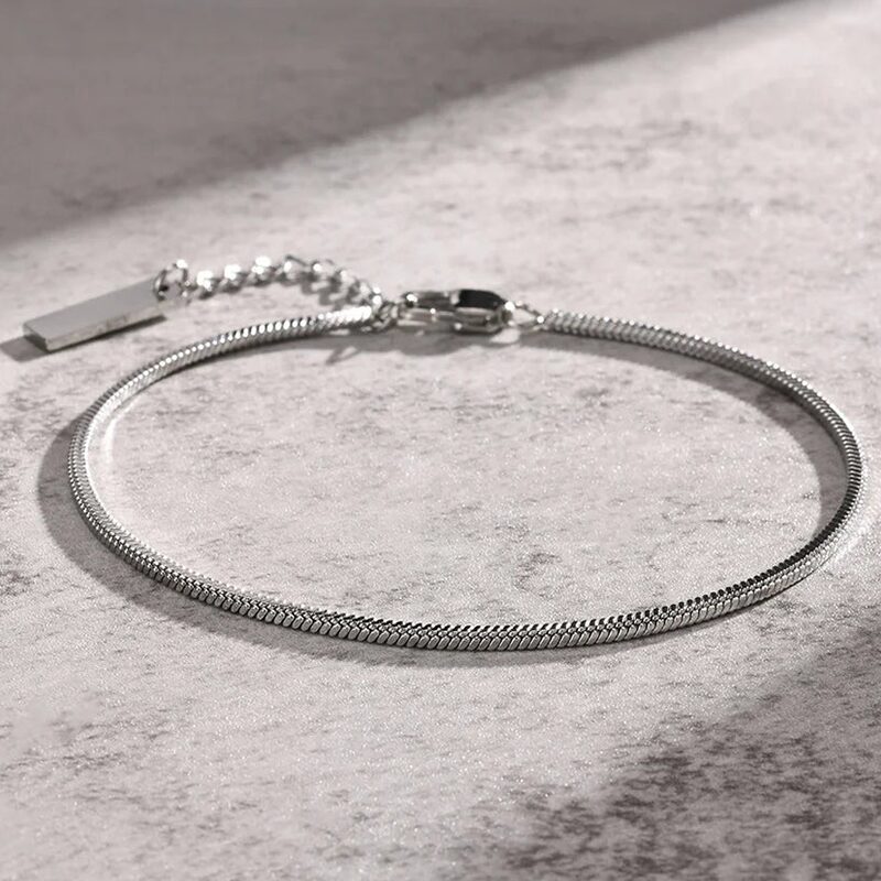 Pulseira de Prata Serpente Viber Sins - Clube Boss
