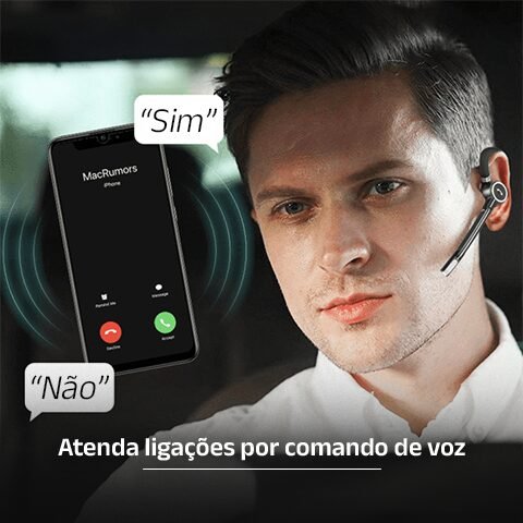 Fone de Ouvido Advanced Bluetooth para Atender Ligações - Clube Boss