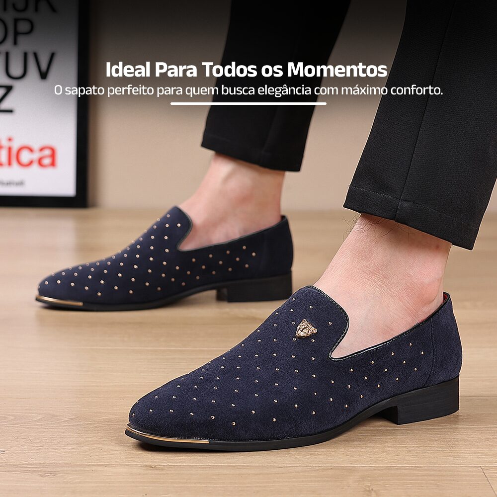 Sapato Social de Luxo Stessil Mocassin - Clube Boss