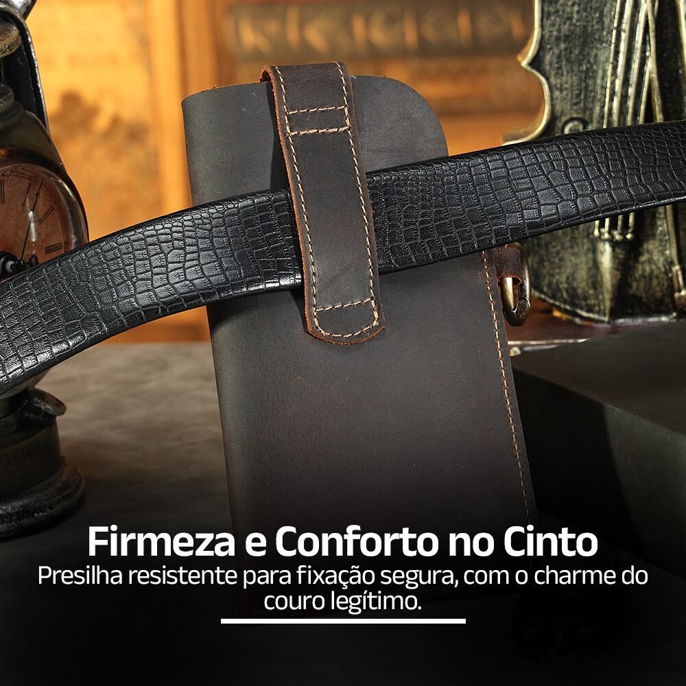 Coldre de Couro Legítimo Indian Leather - Clube Boss