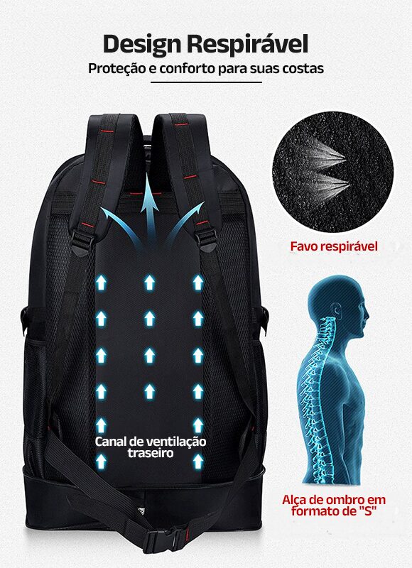 Mochila de Viagem Nav Space - Clube Boss