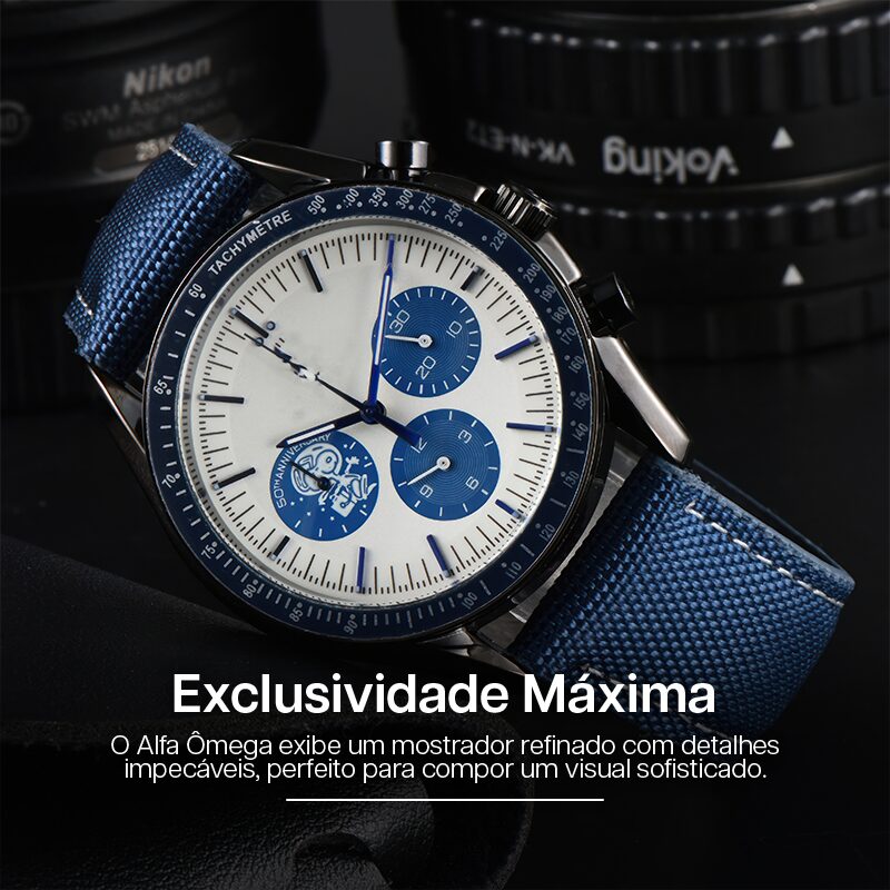 Relógio Masculino Alfa Ômega - Clube Boss