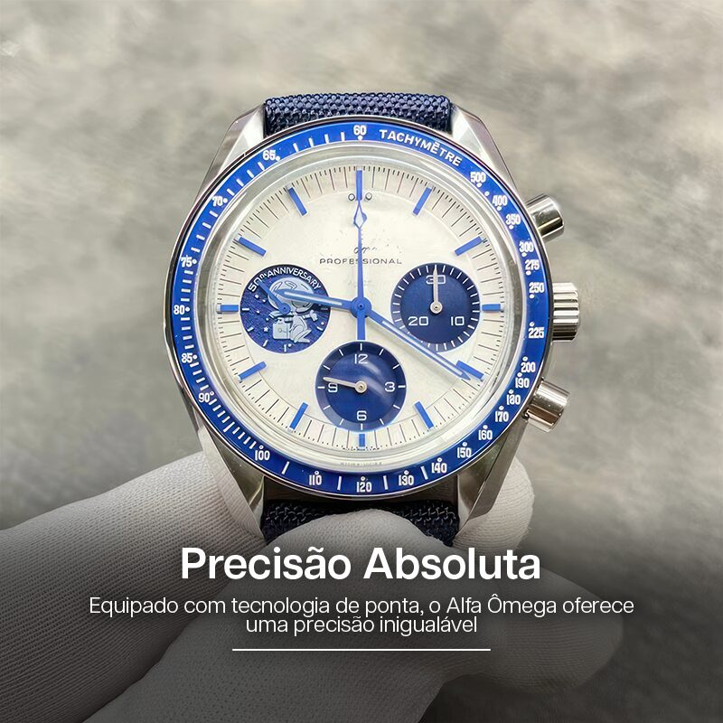 Relógio Masculino Alfa Ômega - Clube Boss