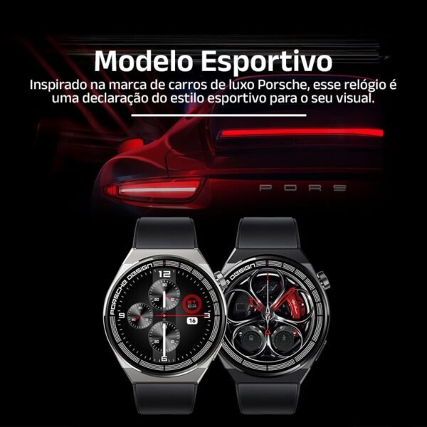 SmartWatch Esportivo Porsche com Multifunções - Clube Boss