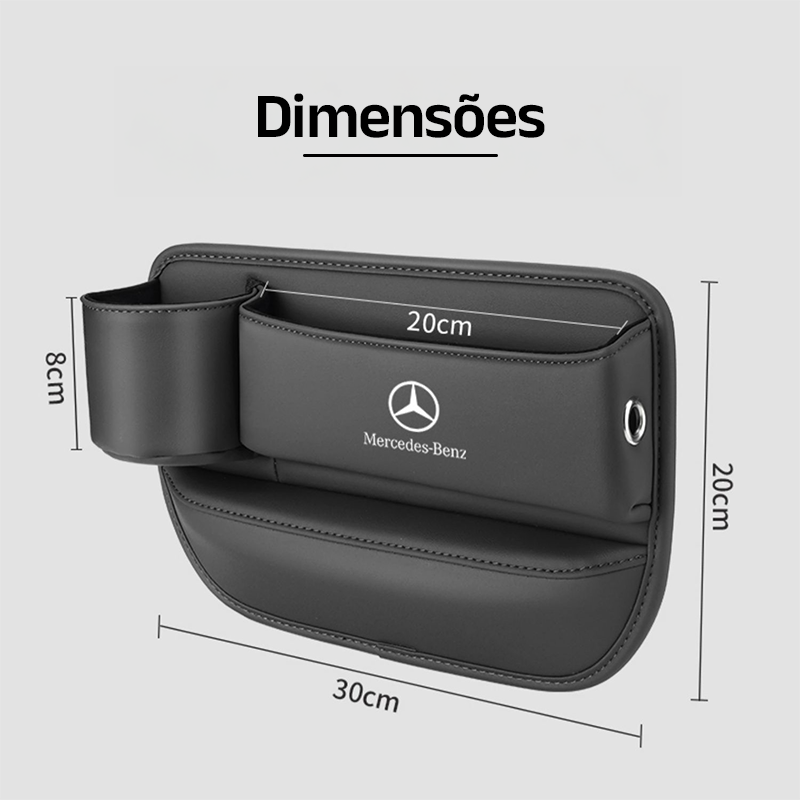 Porta Acessórios de Couro para Assento do Carro Luxury Cars (Compre 1, Leve 2) - Clube Boss