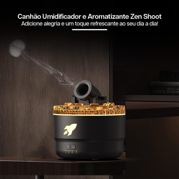 Canhão Umidificador e Aromatizante Zen Shoot - Clube Boss