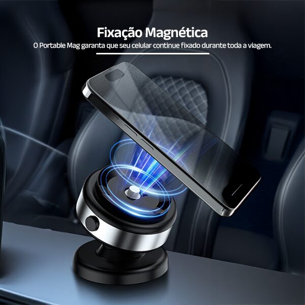 Suporte Magnético para Celular Portable Mag - Clube Boss