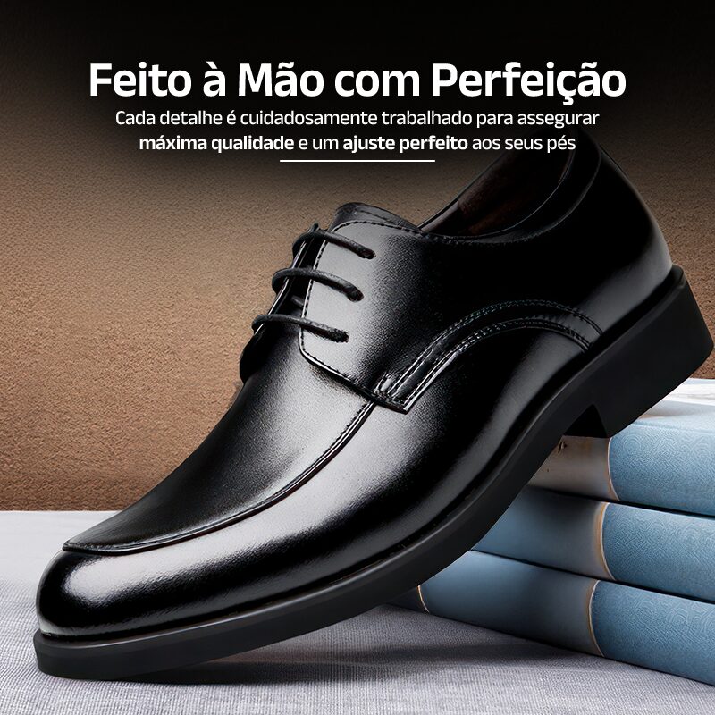 Sapato Social Luxemburg de Couro Legítimo - Clube Boss