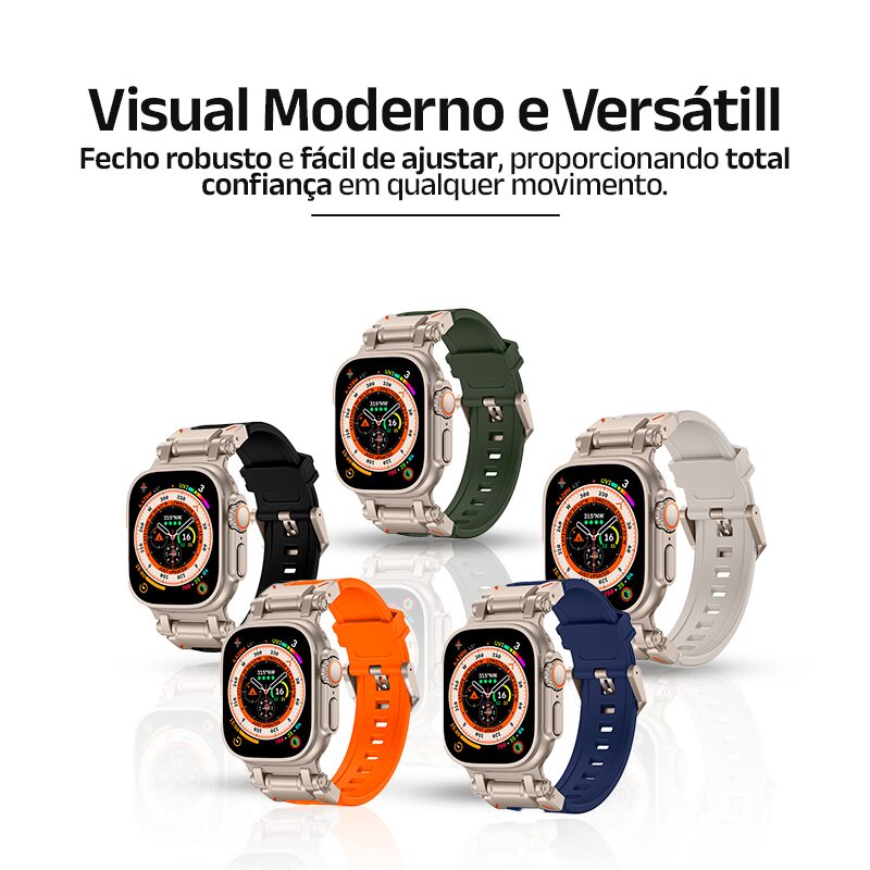 Pulseira SmartWatch Explorer FKM - Clube Boss